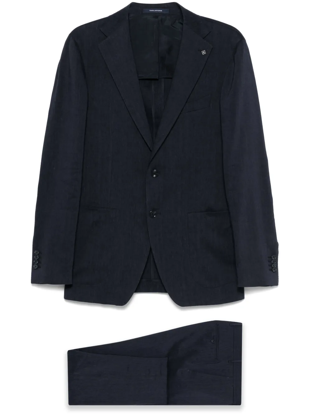 Tagliatore Pak met broche detail Blauw