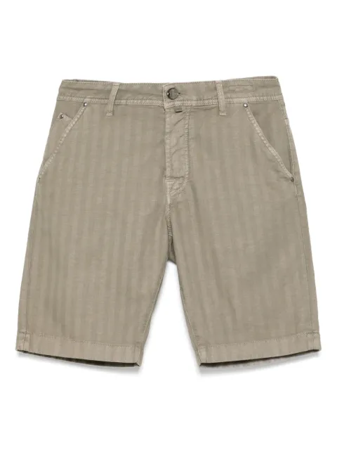 Jacob Cohën herringbone shorts
