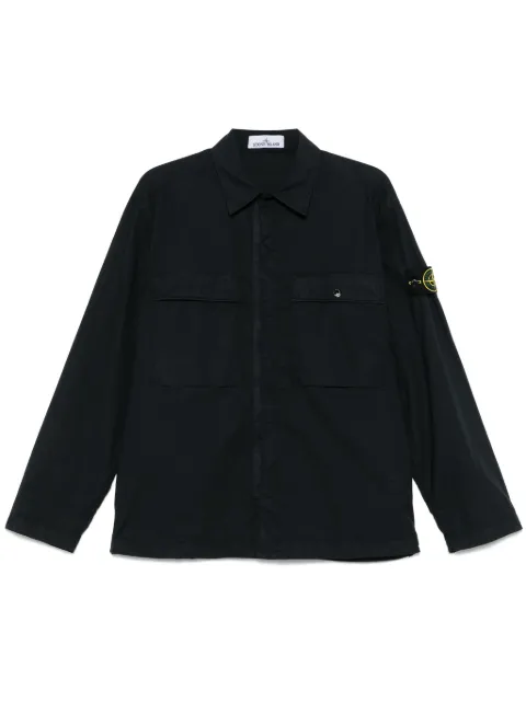 Stone Island camisa con motivo Compass