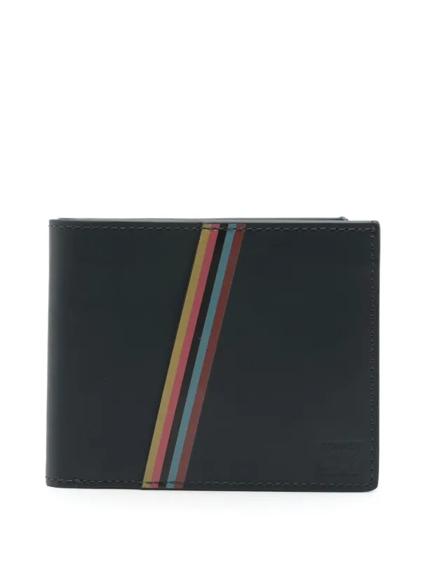 Paul Smith Artist-Stripe Leather Wallet | Blue | FARFETCH