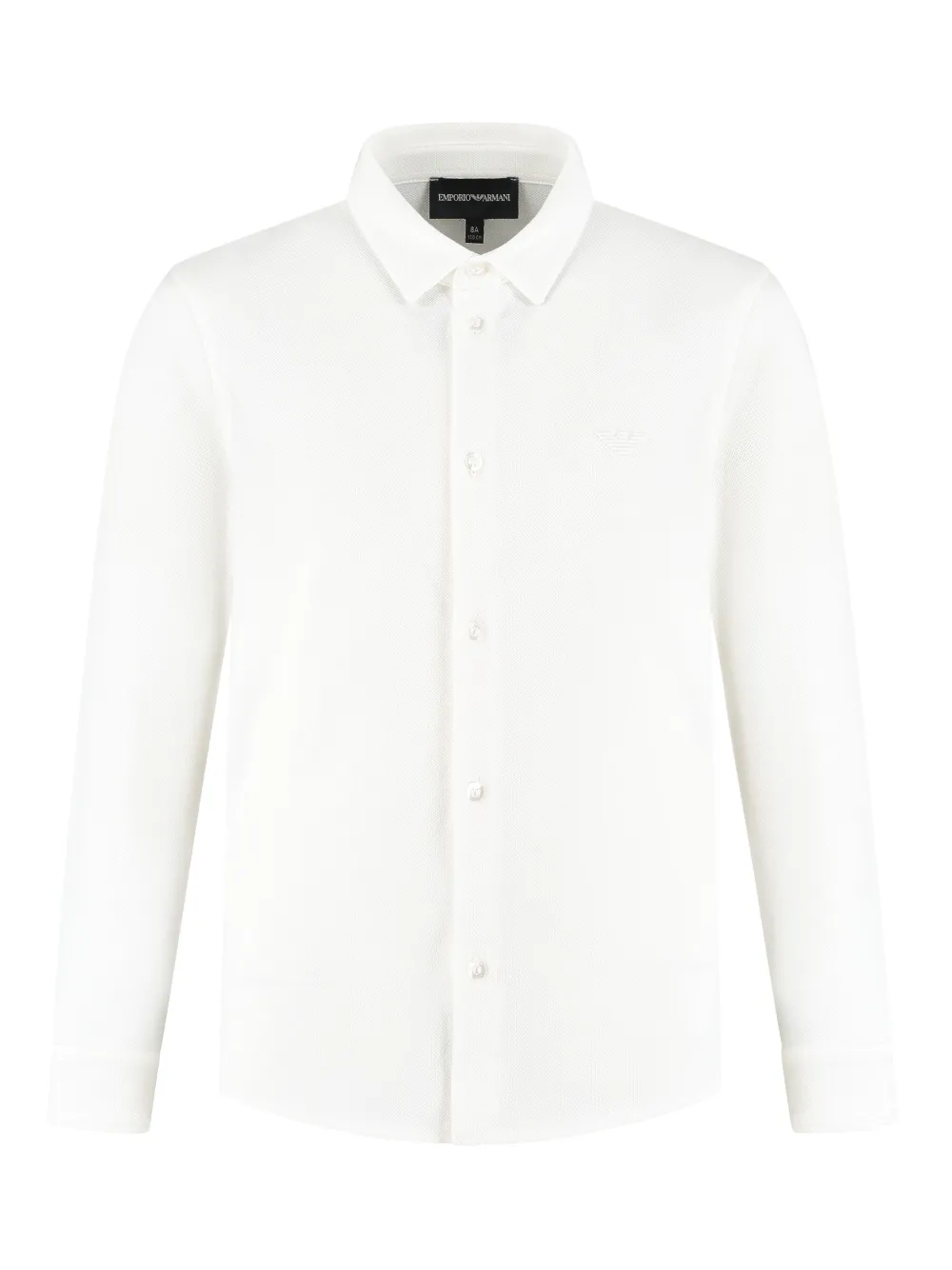 Emporio Armani Kids poplin shirt - Bianco