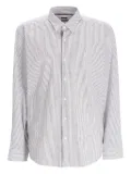 BOSS striped button-down shirt - White