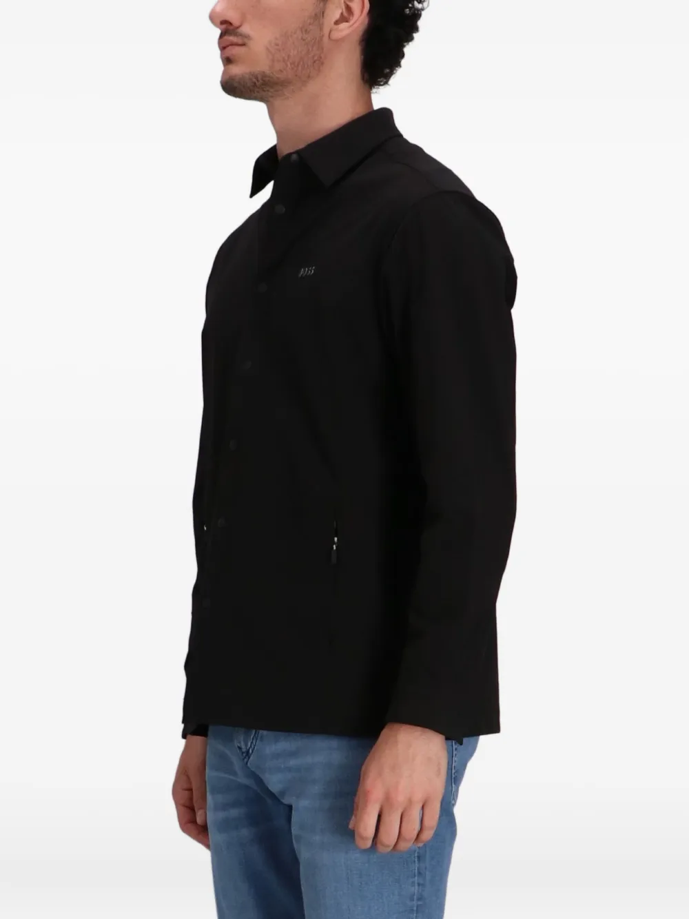 BOSS Basin shirtjack Zwart