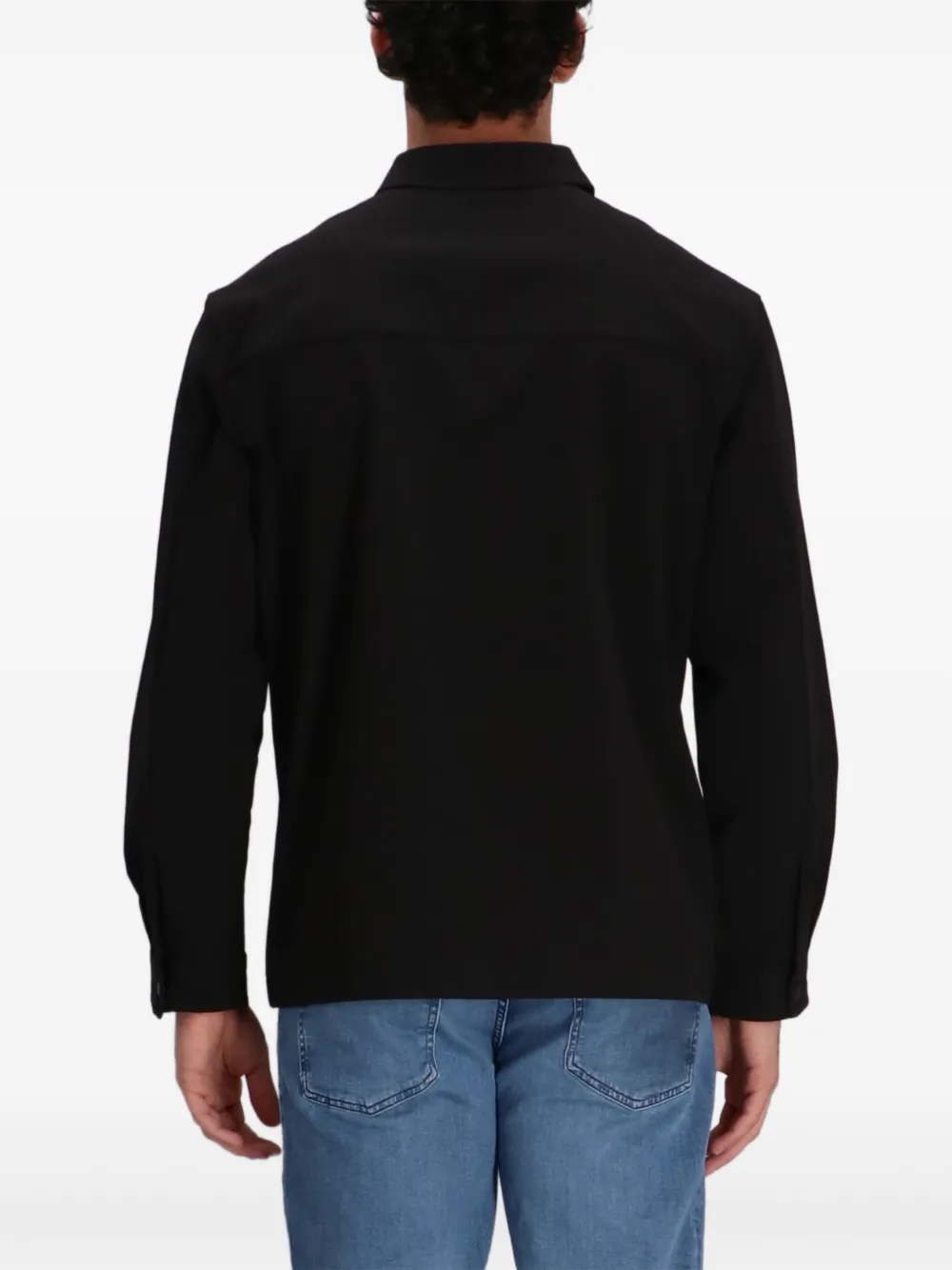 BOSS Basin shirtjack Zwart