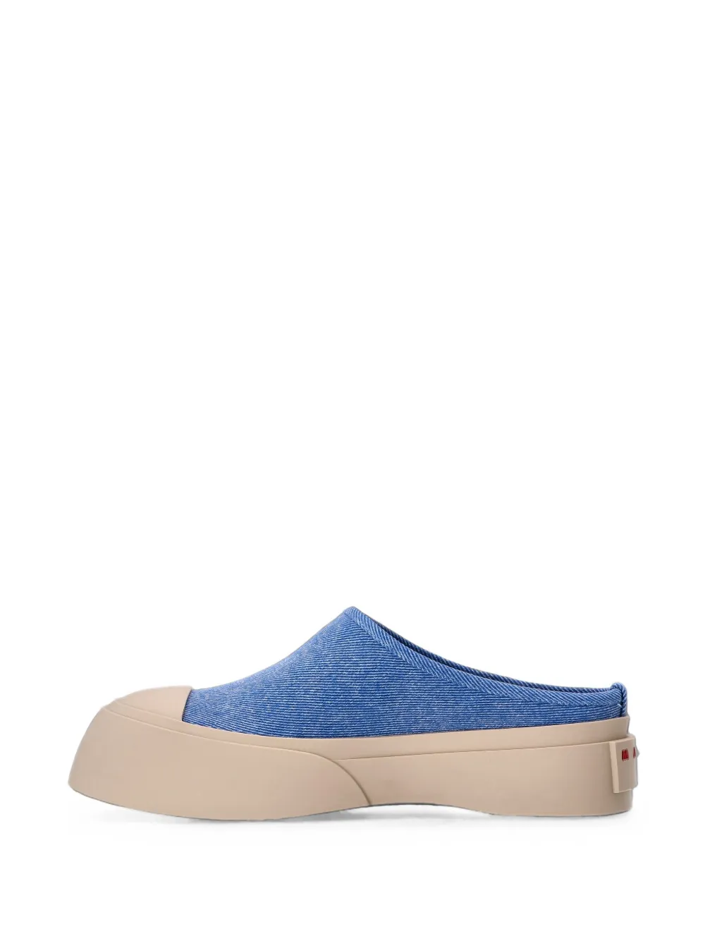 Marni Muiltjes met plateauzool Blauw