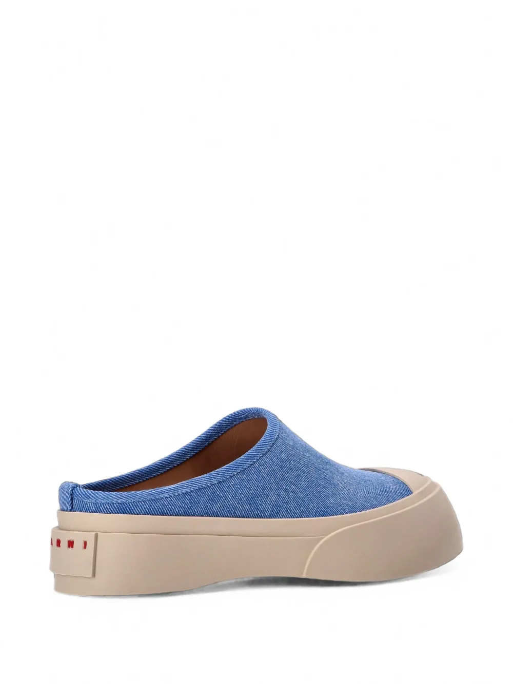 Marni Muiltjes met plateauzool Blauw