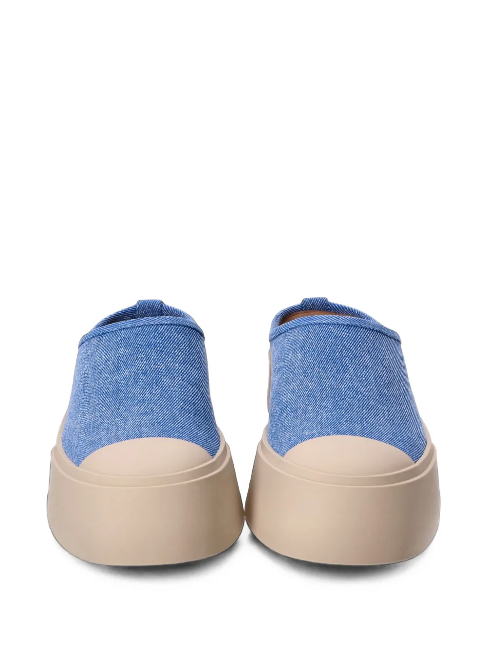 Marni Muiltjes met plateauzool Blauw