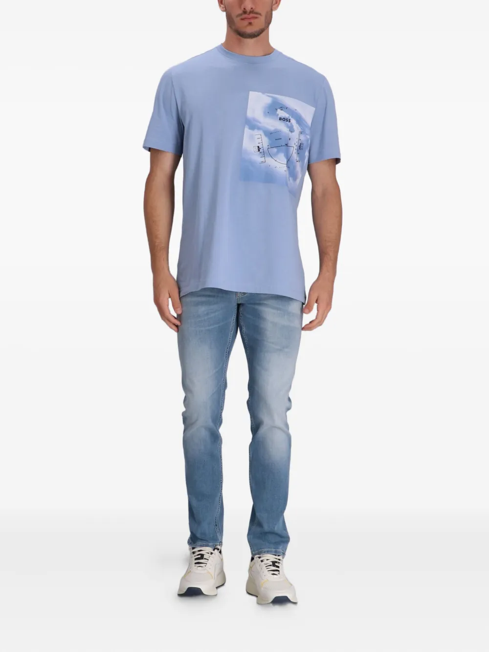 BOSS Delaware jeans Blauw