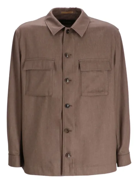 BOSS Corvin utility-style button-up overshirt