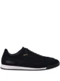 BOSS Titanium suede panelled sneakers - Blue