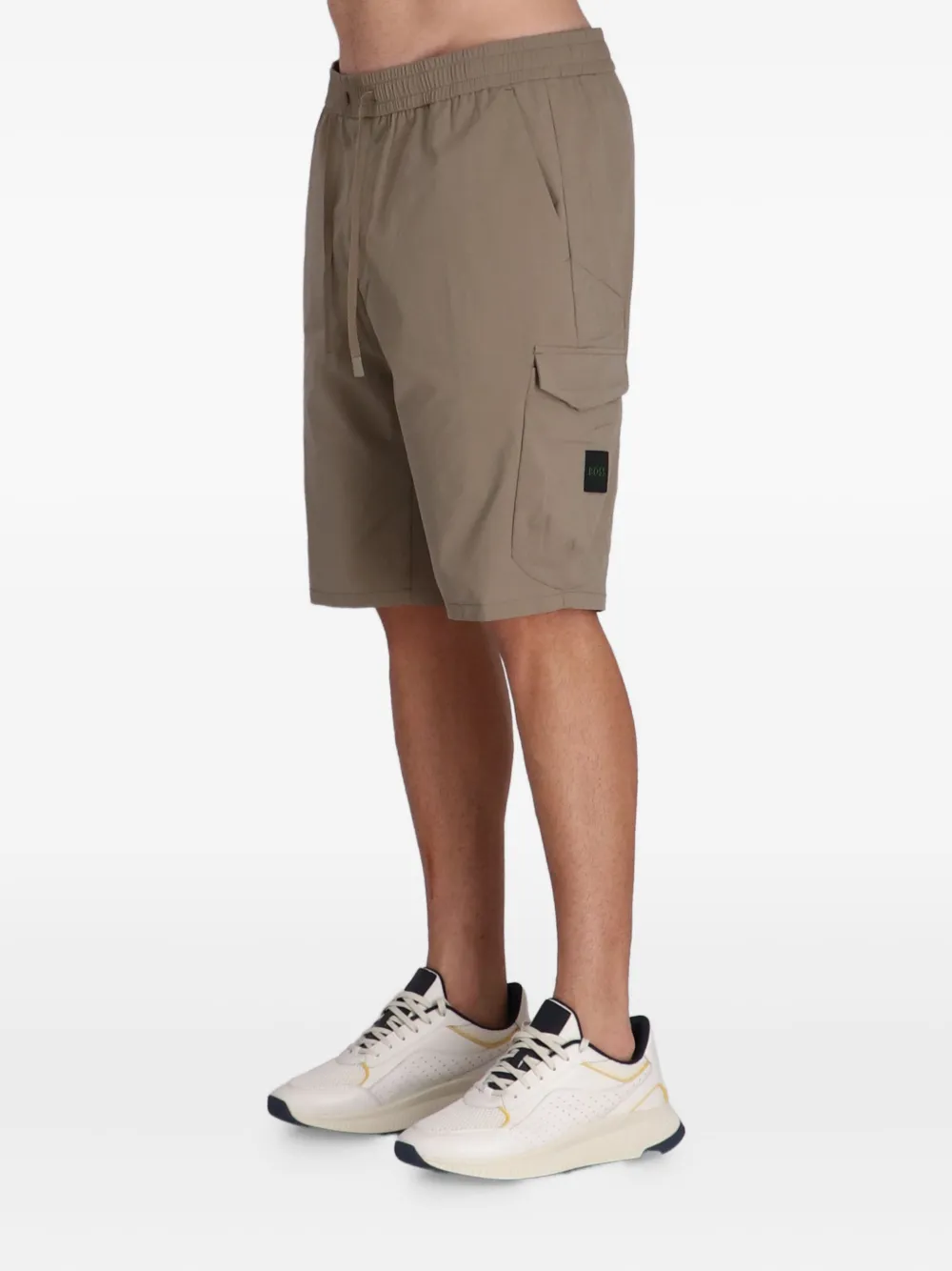 BOSS Shorts met cargo zak Beige