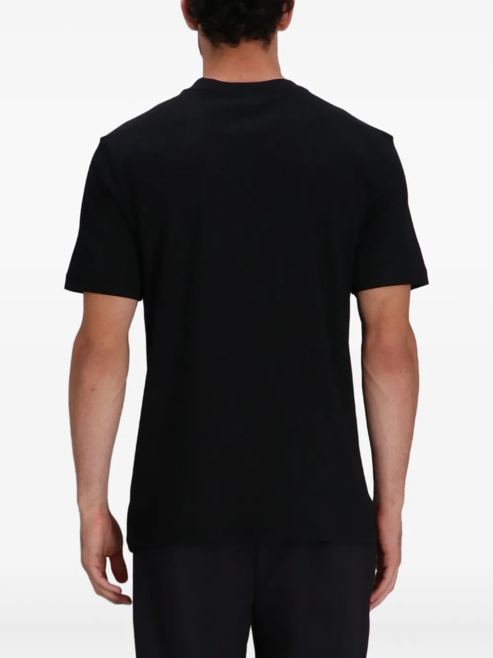 BOSS T-shirt met geborduurd logo Zwart