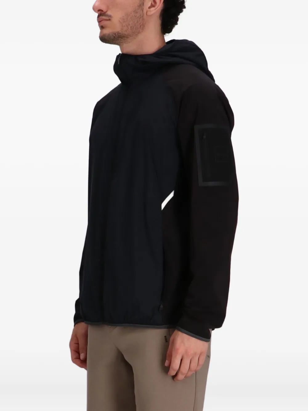 BOSS Jack met capuchon Zwart