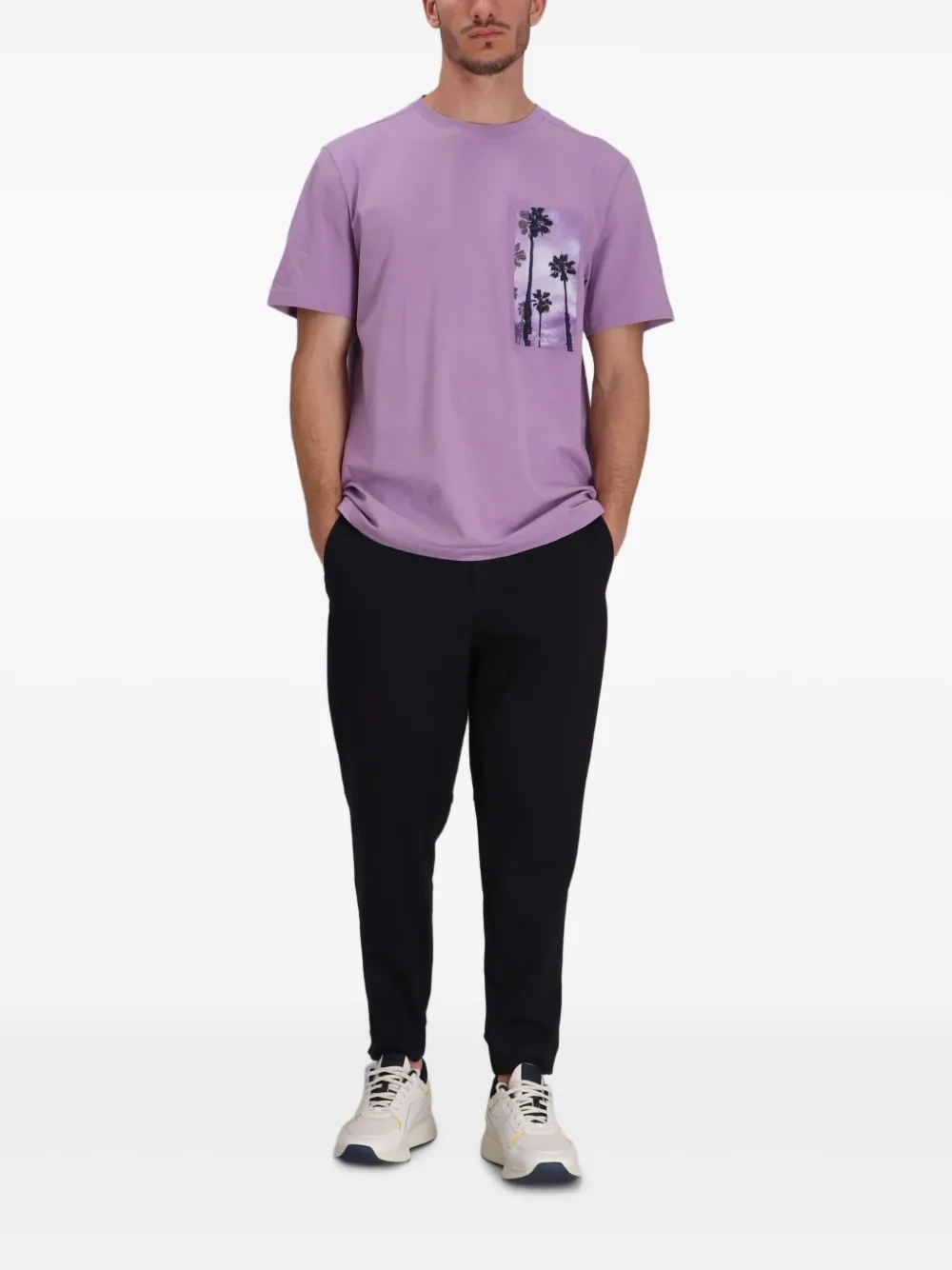 BOSS DesertTech T-shirt - Paars