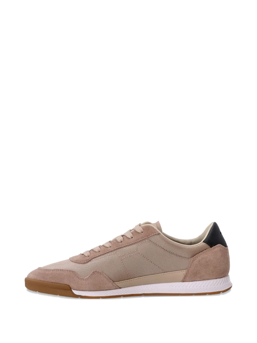 BOSS Titanium mesh-panelled sneakers Neutrals