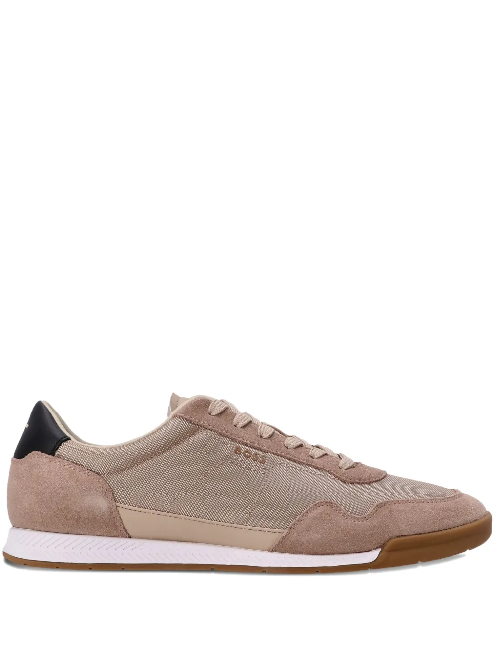 Hugo Boss Titanium Mesh-panelled Sneakers