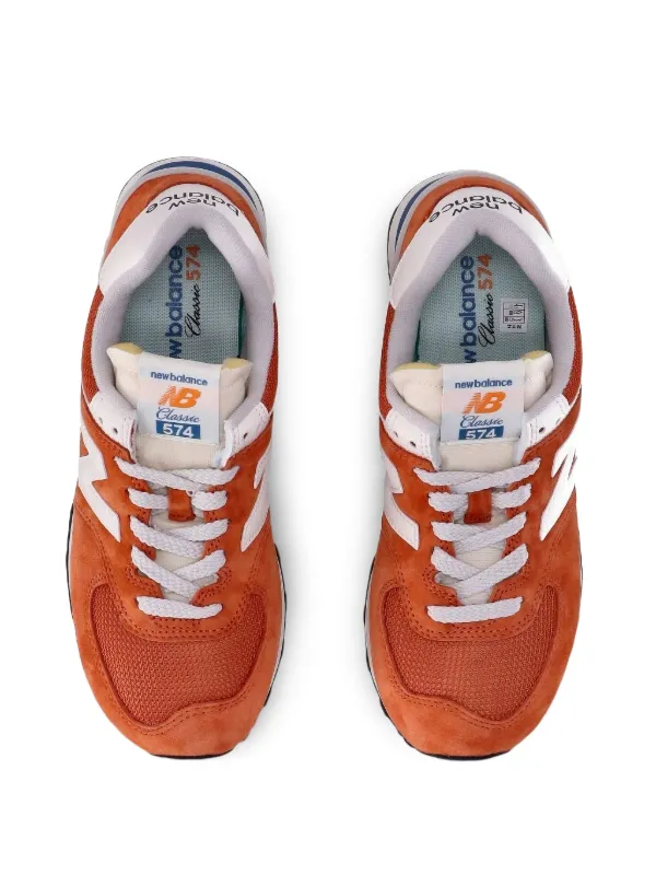 New Balance 574 スニーカー | オレンジ | FARFETCH JP