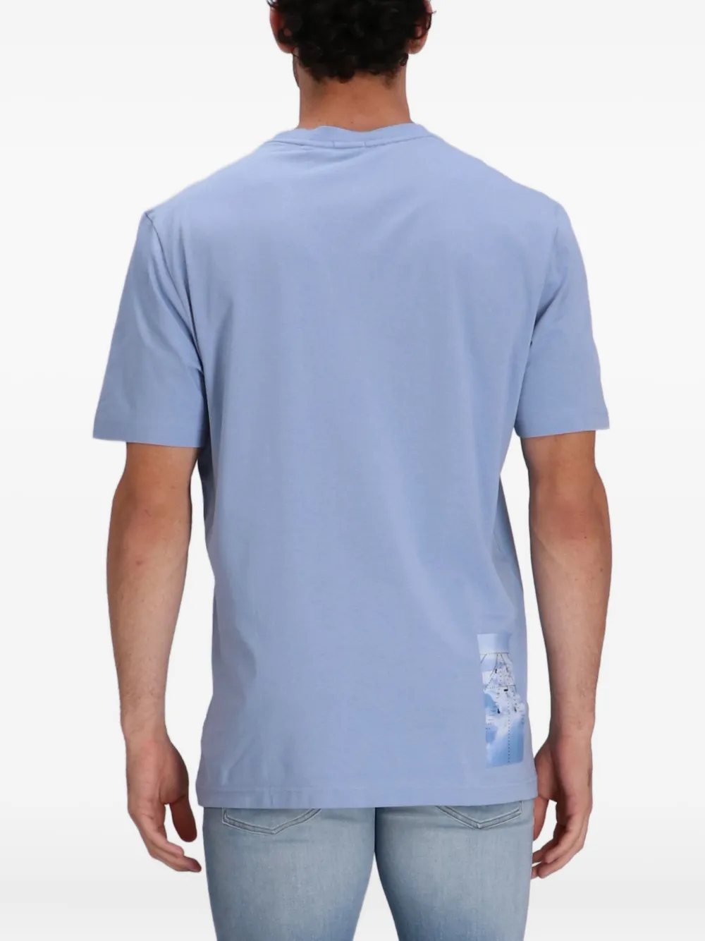 BOSS DesertTech T-shirt Blauw