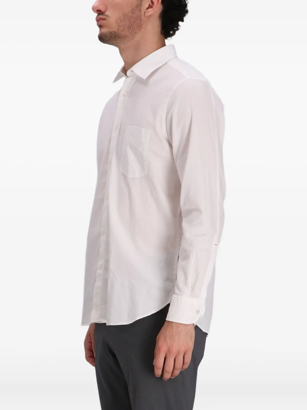 BOSS Button-up overhemd Wit