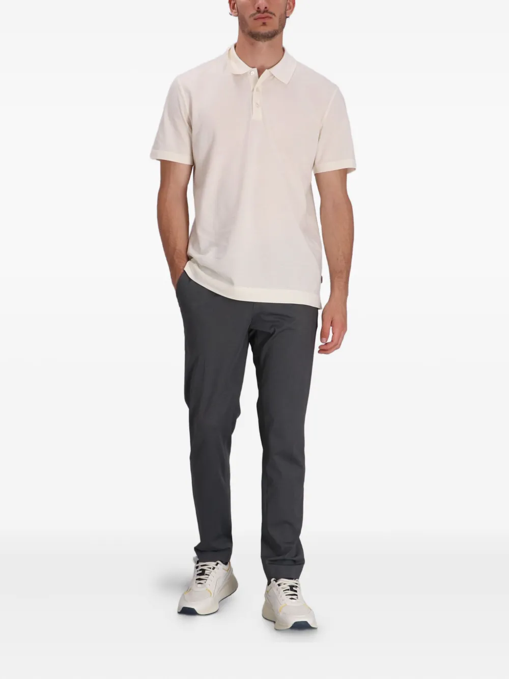 BOSS Perry poloshirt Beige