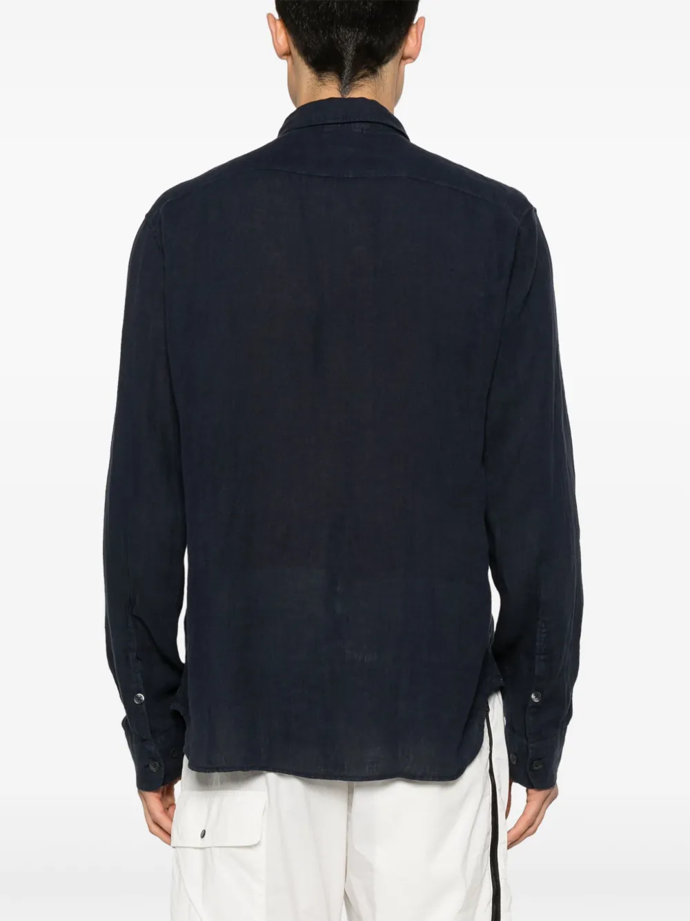C.P. Company Linnen overhemd Blauw