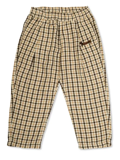 Mini Rodini pantalones con estampado de cuadros
