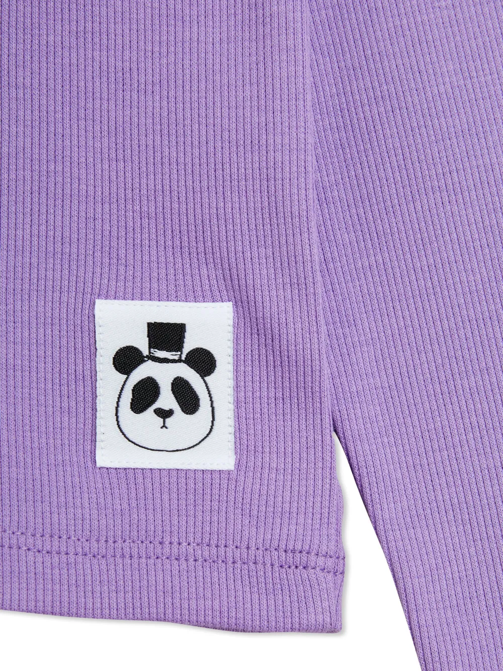 Mini Rodini Geribbeld T-shirt Paars