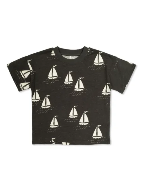 Mini Rodini playera con estampado gráfico