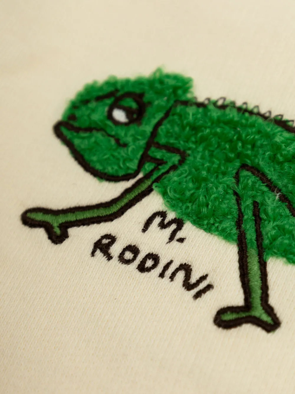 Mini Rodini Lizard sweater Wit