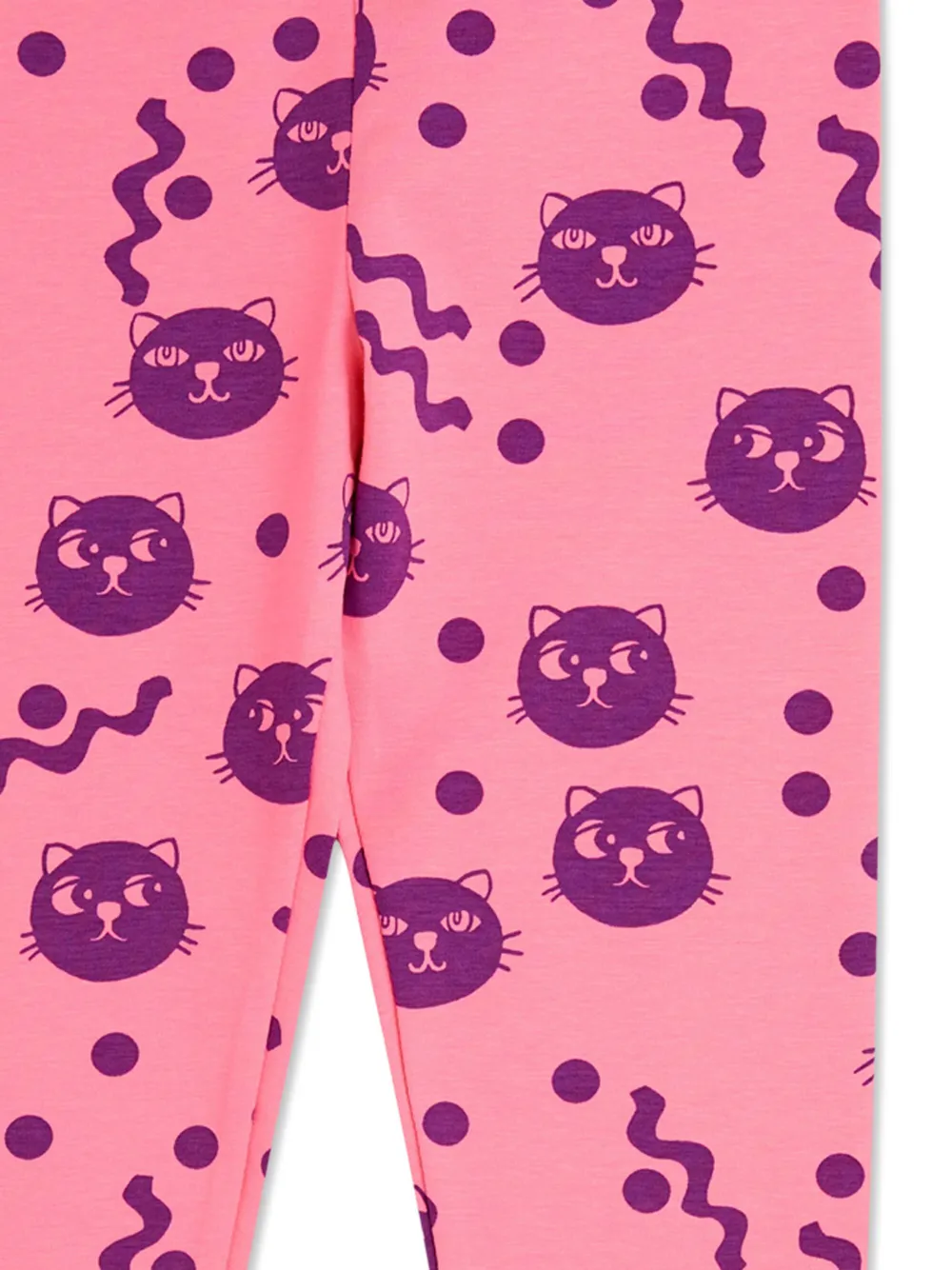 Mini Rodini Squigly Cats legging Roze