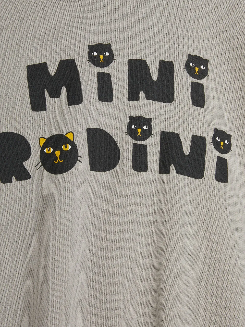 Mini Rodini Cats sweater Grijs