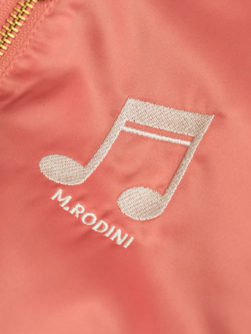 Mini Rodini Jack met geborduurd logo Roze