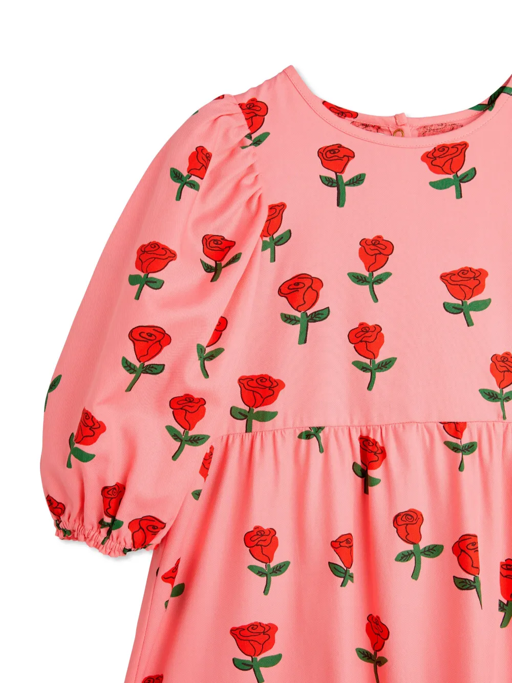 Mini Rodini Jurk van biologisch katoen Roze