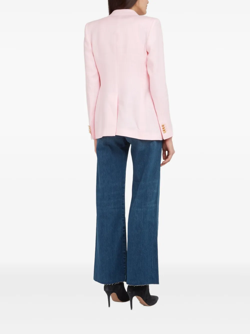 Tagliatore Blazer met dubbele rij knopen Roze
