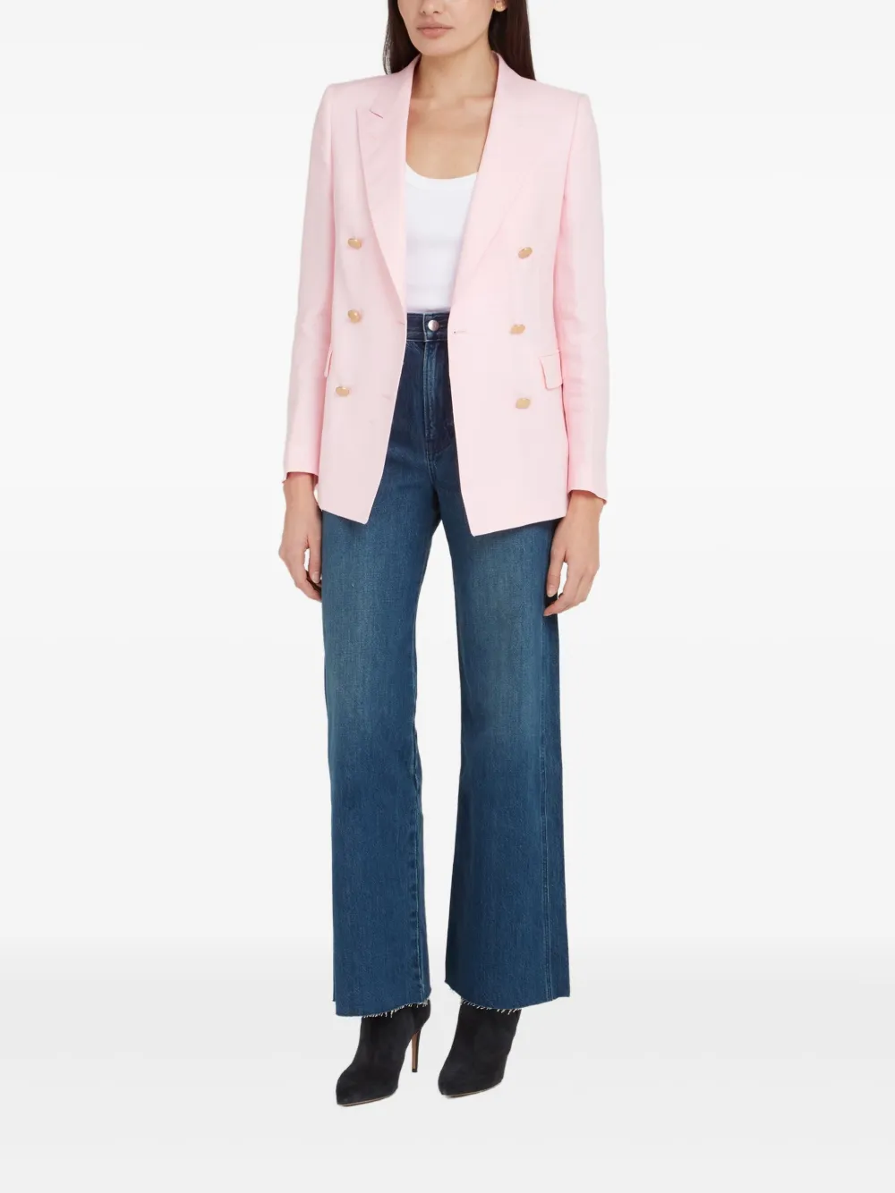 Tagliatore double-breasted blazer - Roze