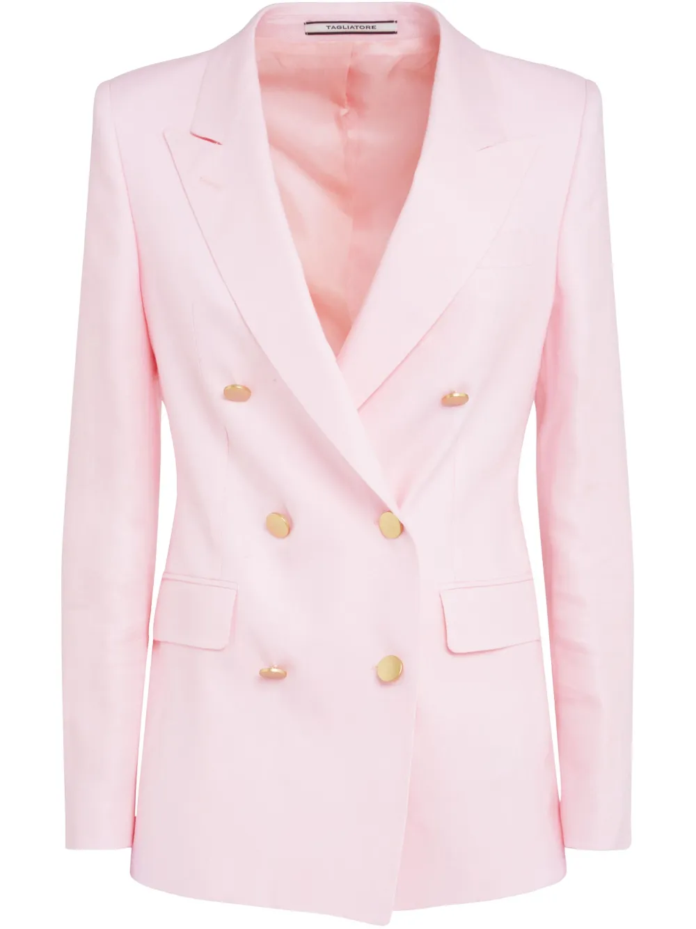 Tagliatore Blazer met dubbele rij knopen Roze