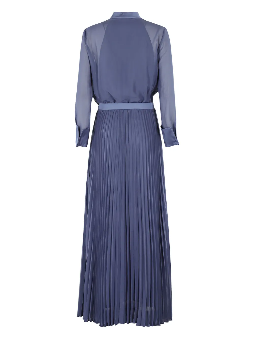 Emporio Armani Georgette maxi-jurk - Blauw