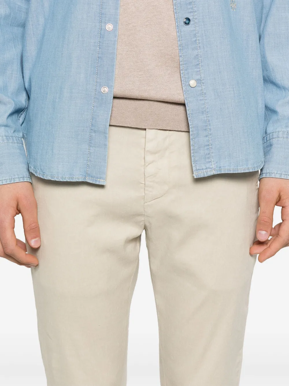 DONDUP Alfredo broek Beige