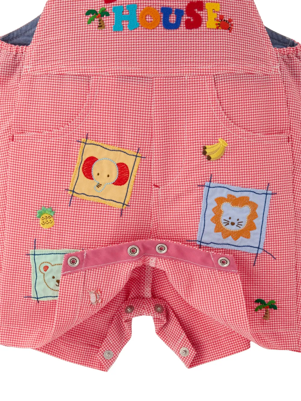 Miki House Shorts met dierenprint Rood