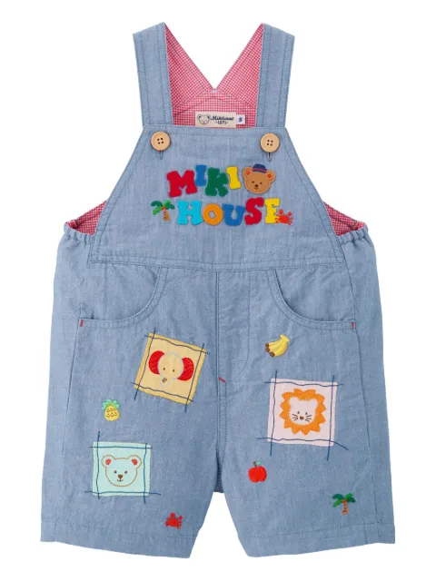 Miki House pantalones con motivo animal