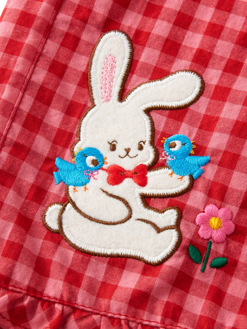 Miki House Rabbit-motif Shorts In Red