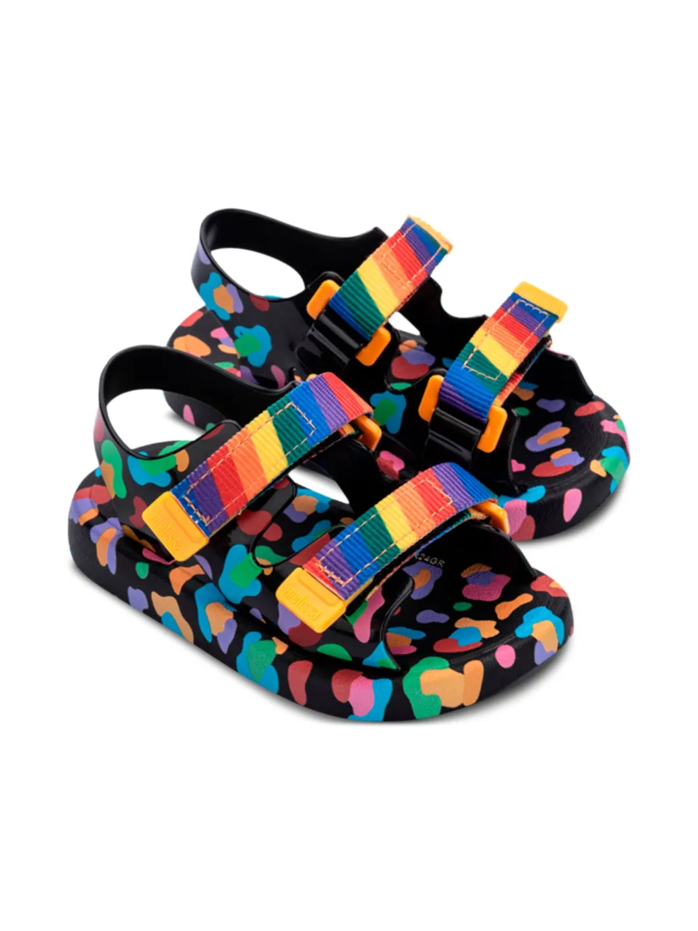 Mini Melissa Mix Baby sandals Black