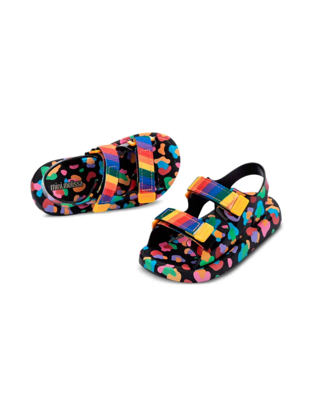 Mini Melissa Mix Baby sandals Black