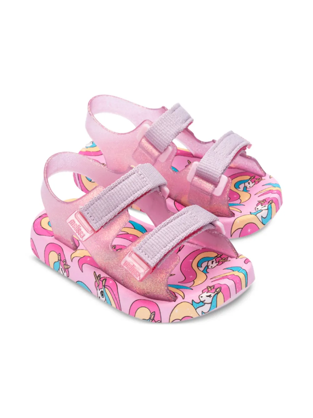 Mini Melissa Mix Baby sandals Pink