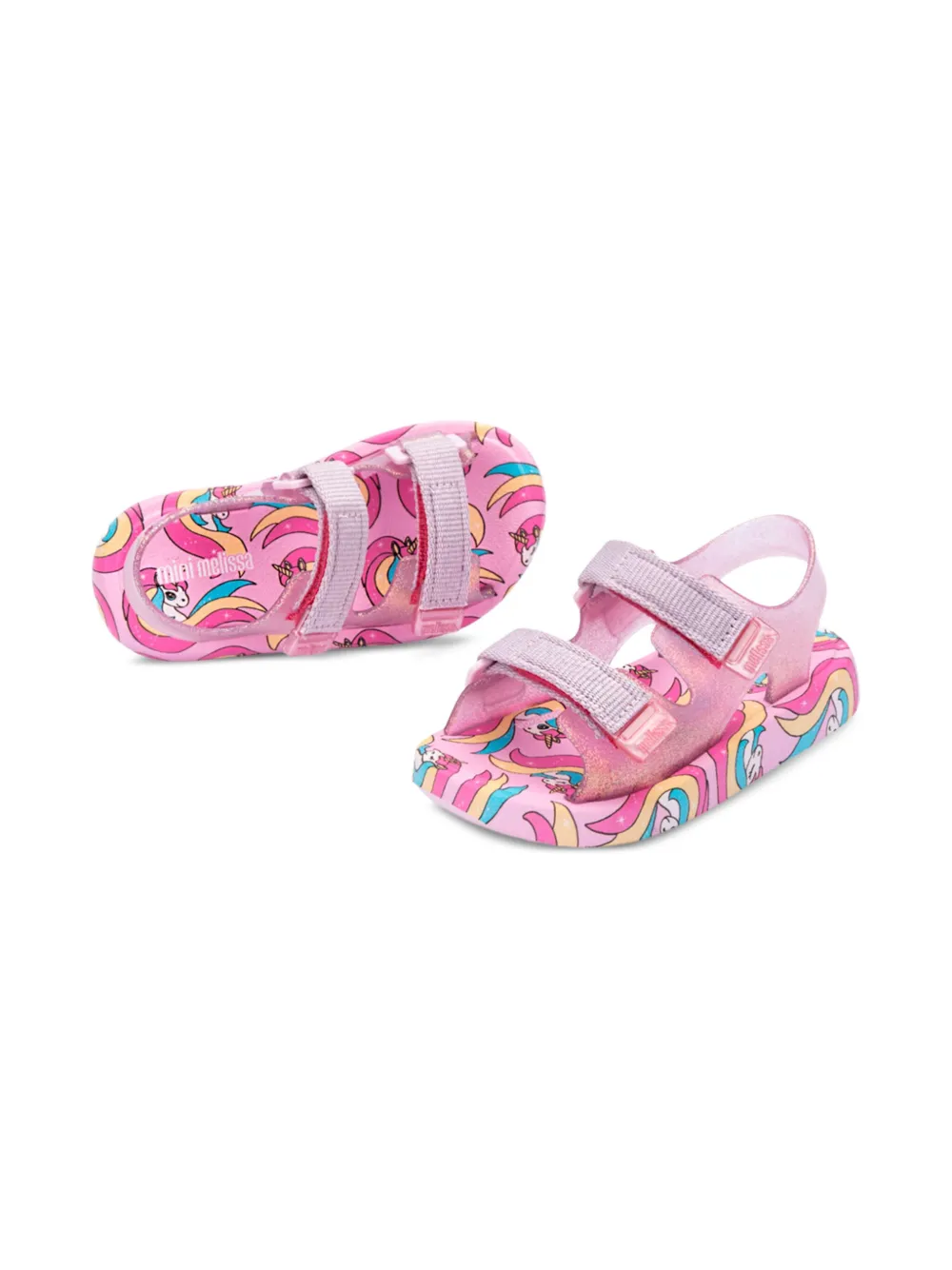 Mini Melissa Mix Baby sandals Pink