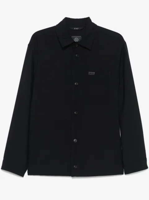 Fay wool overshirt