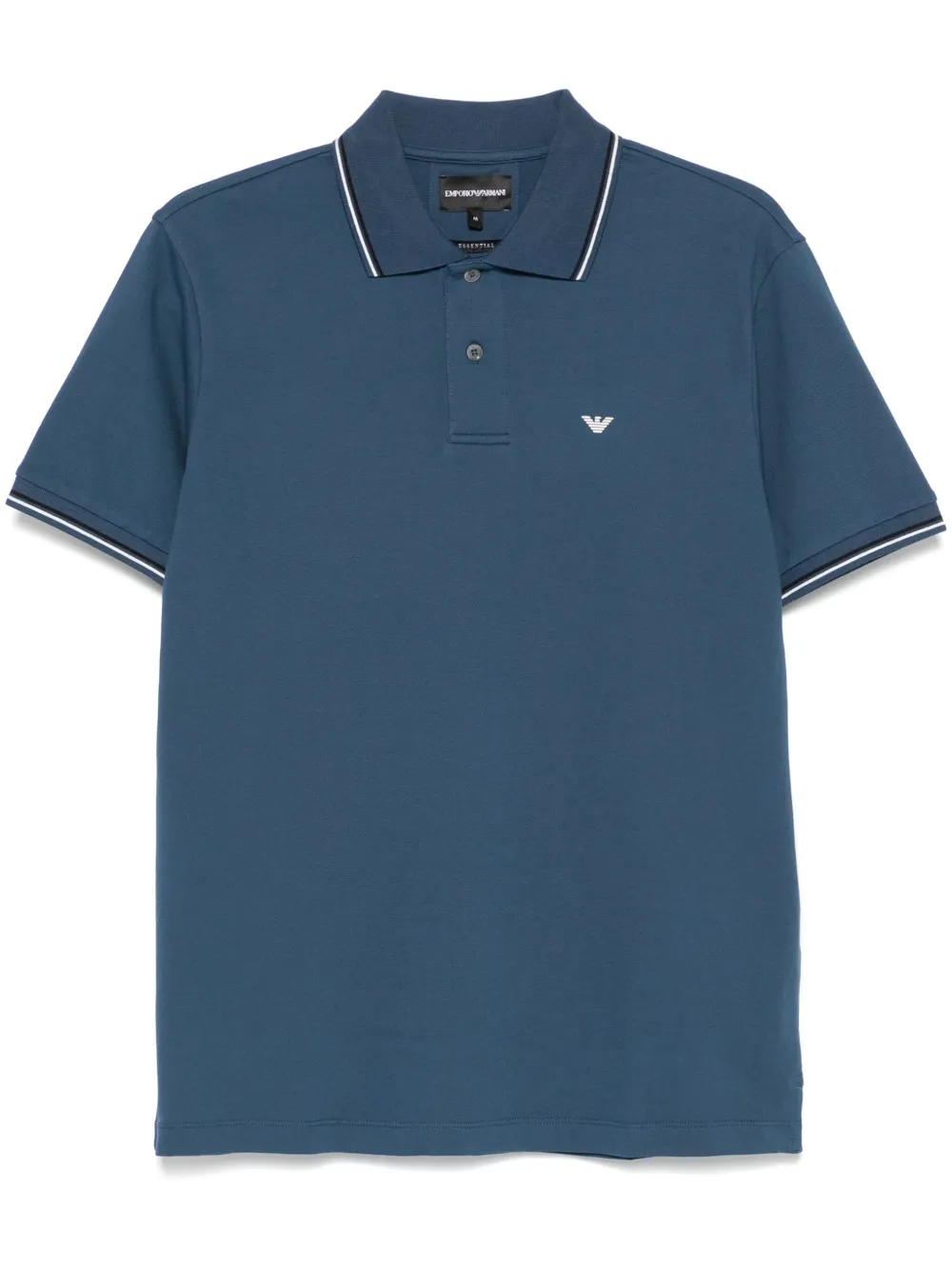 Emporio Armani Poloshirt met logoprint Blauw