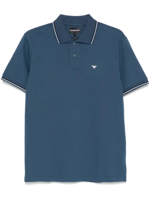 Emporio Armani logo-print polo shirt