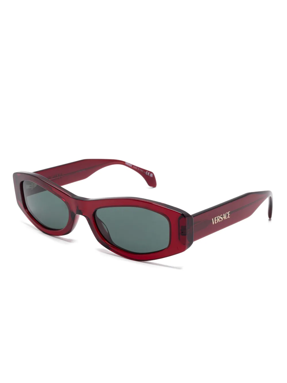 Versace Eyewear logo-print sunglasses - Bruin