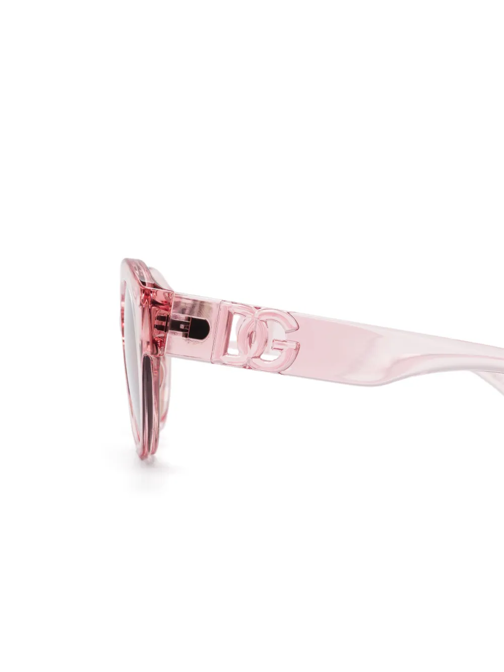Dolce & Gabbana Kids Zonnebril met DG-logo Roze